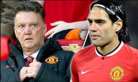 Van Gaal mang về Falcao và anh gây thất vọng nặng nề