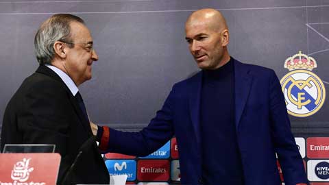 HLV Zidane đang dần đánh mất niềm tin trong mắt Perez