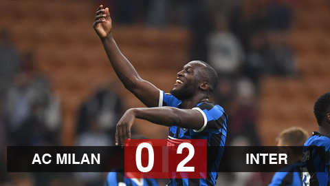 Milan 0-2 Inter: Lukaku ghi bàn, Inter tiếp tục bay cao