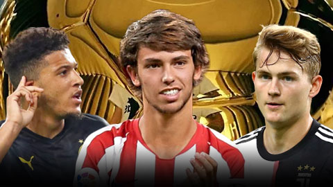 Sancho, Felix, De Ligt dẫn đầu danh sách đề cử giải Cậu bé vàng 2019
