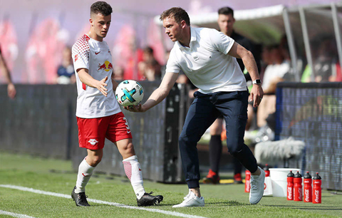 RB Leipzig của Nagelsmann đang có sự khởi đầu tốt nhất trong lịch sử khi đứng đầu BXH Bundesliga