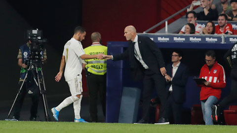 Hazard vẫn đang được Zidane hết mực bảo vệ