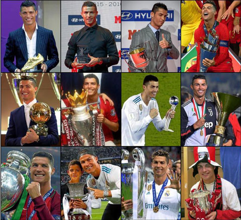 Ronaldo đã giành hầu hết mọi vinh quang trong đời cầu thủ