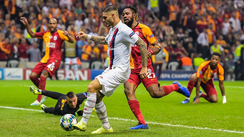 Icardi ghi bàn duy nhất giúp PSG đánh bại Galatasaray: PSG cần một Icardi như thế