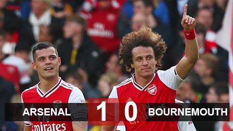 Arsenal 1-0 Bournemouth: Bắn hạ Bournemouth, Pháo thủ vào top 3 giải Ngoại hạng