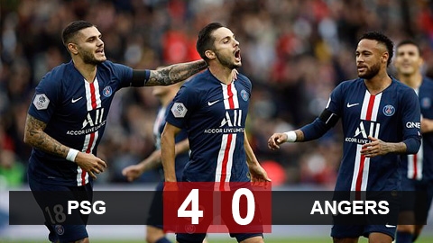 PSG 4-0 Angers: Neymar và 3 tân binh cùng nhau tỏa sáng, PSG vững vàng trên đỉnh