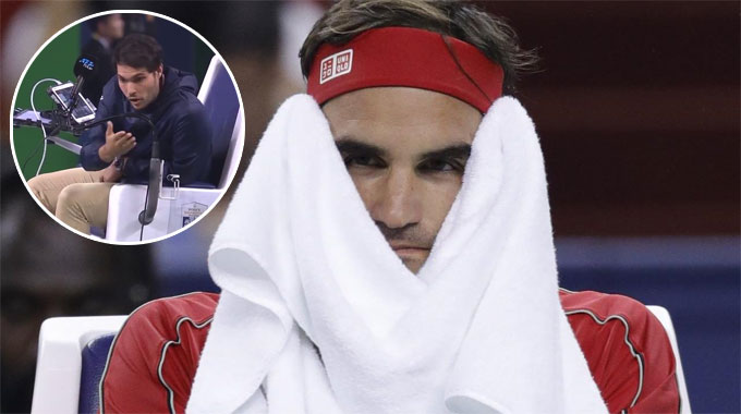Federer nổi điên vì bị trọng tài xử ép ở Thượng Hải