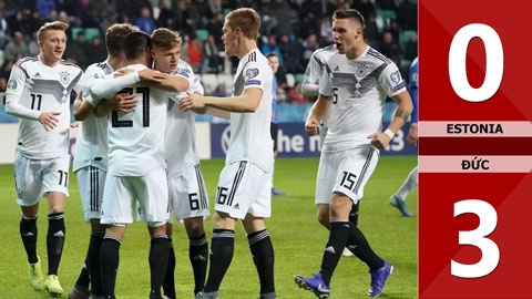Estonia 0-3 Đức: Guendogan rực sáng, Xe tăng vượt ải Estonia 0-3 Đức: Guendogan rực sáng, Xe tăng vượt ải