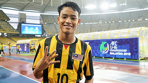 Luqman Hakim là tài năng trẻ sáng giá của bóng đá Malaysia