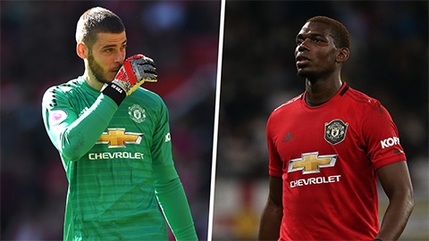 M.U mất Pogba & De Gea ở đại chiến với Liverpool