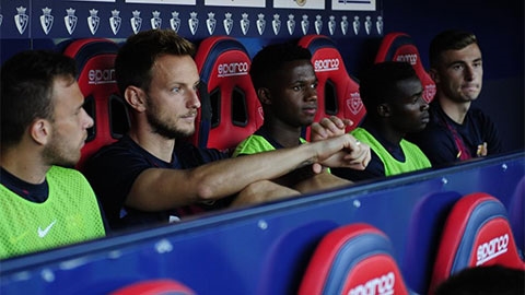 Rakitic vắng mặt ở buổi tập của Barca