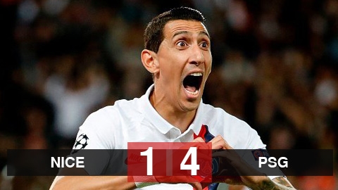 Nice 1-4 PSG: Di Maria và Mbappe cùng nổ súng, PSG đại thắng trên đất khách Nice 1-4 PSG: Di Maria và Mbappe cùng nổ súng, PSG đại thắng trên đất khách
