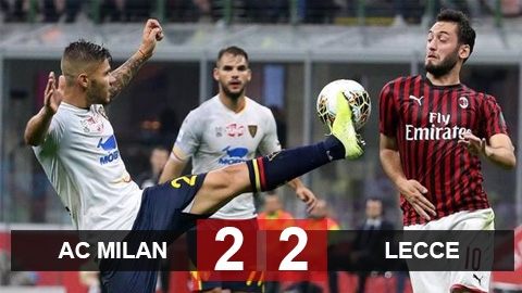 Milan 2-2 Lecce: Màn ra mắt dở dang Milan 2-2 Lecce: Màn ra mắt dở dang