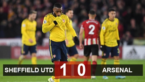 Sheffield United 1-0 Arsenal: Pháo thủ lỡ cơ hội vào Top 3