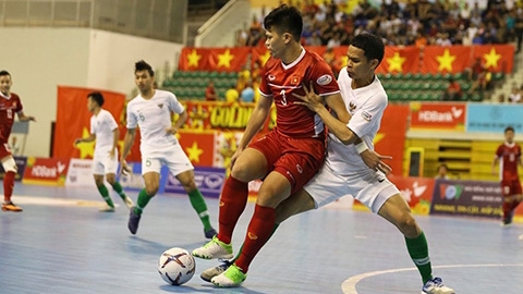 Phung phí cơ hội, ĐT futsal Việt Nam hòa tiếc nuối với Indonesia