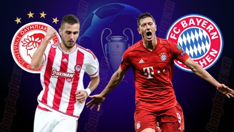Olympiakos vs Bayern, 02h00 ngày 23/10: Hùm xám xả stress Olympiakos vs Bayern, 02h00 ngày 23/10: Hùm xám xả stress