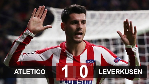 Atletico 1-0 Leverkusen: Morata mang về 3 điểm từ ghế dự bị Atletico 1-0 Leverkusen: Morata mang về 3 điểm từ ghế dự bị