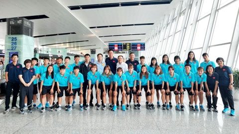 U19 nữ Việt Nam lên đường dự VCK U19 nữ châu Á 2019