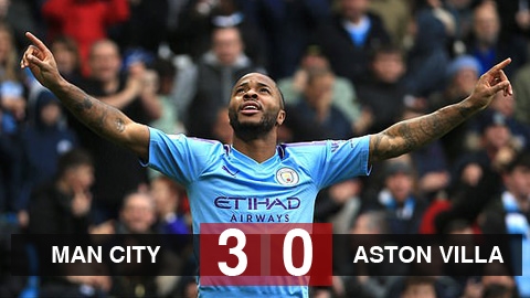 Man City 3-0 Aston Villa: Man xanh đòi lại ngôi nhì từ Leicester Man City 3-0 Aston Villa: Man xanh đòi lại ngôi nhì từ Leicester