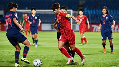 VCK U19 nữ châu Á 2019: Việt Nam thắng chủ nhà Thái Lan 2-0