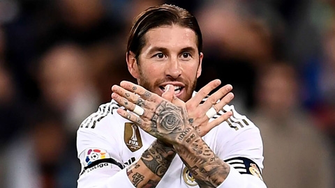 Ramos bắt kịp kỷ lục ghi bàn của Messi
