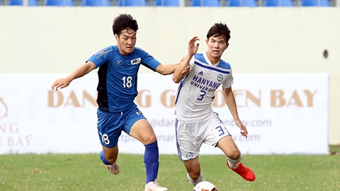 Đội bóng do HLV Park Hang Seo giới thiệu lại trắng tay tại giải U21 Quốc tế