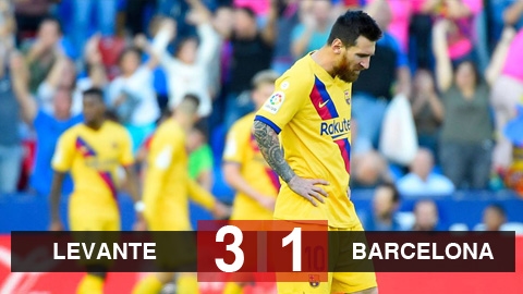 Levante 3-1 Barca: Thua sốc, Barca nguy cơ mất ngôi đầu Levante 3-1 Barca: Thua sốc, Barca nguy cơ mất ngôi đầu