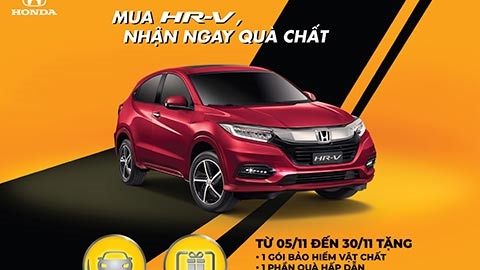 'Mua HR-V, nhận ngay quà chất' – khuyến mãi hấp dẫn từ Honda Việt Nam