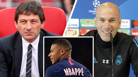 PSG yêu cầu Zidane ngừng "ve vãn" Mbappe PSG yêu cầu Zidane ngừng "ve vãn" Mbappe
