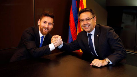 Chủ tịch của Barca muốn ký hợp đồng vô thời hạn với Messi Chủ tịch của Barca muốn ký hợp đồng vô thời hạn với Messi