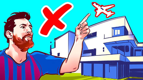 Vì sao máy bay không thể bay qua nhà của Messi?
