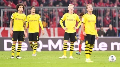 Dortmund luôn rúm ró trước đối thủ mạnh 