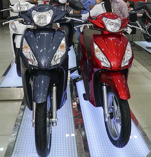 Xe Honda Vision 2018 có mấy màu Màu nào bán chạy nhất hiện nay   MuasamXecom