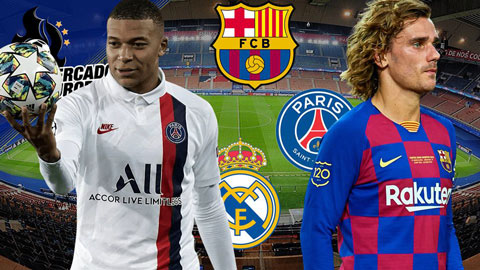 PSG muốn mua Griezmann phòng trường hợp Mbappe ra đi