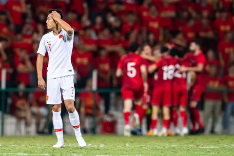 Trung Quốc đã bất ngờ để thua Syria 1-2 trên sân đối thủ