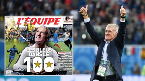 Trận đấu thứ 100 của Deschamps Trận đấu thứ 100 của Deschamps