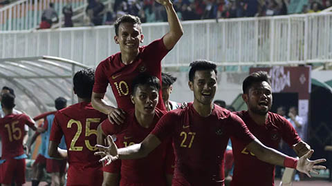Quật ngã U22 Iran, U22 Indonesia gửi lời thách chiến U22 Việt Nam Quật ngã U22 Iran, U22 Indonesia gửi lời thách chiến U22 Việt Nam