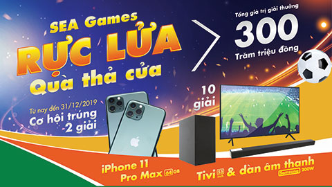 SEA Games rực lửa, quà thả cửa