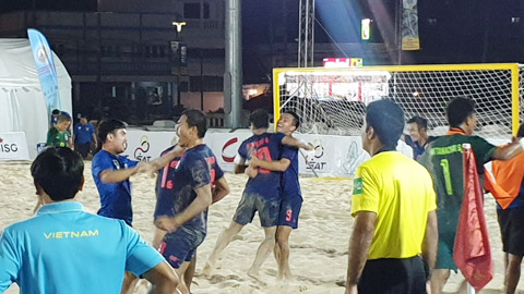 Thái Lan đăng quang giải bóng đá bãi biển Đông Nam Á 2019