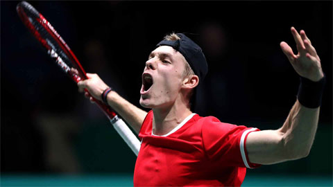 Davis Cup 2019: Shapovalov mang về lợi thế cho Canada
