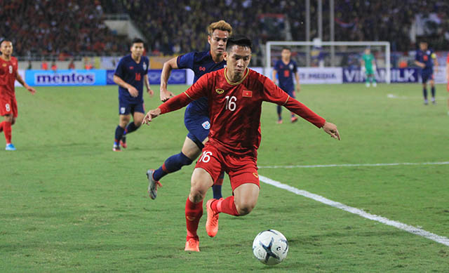 ĐT Việt Nam và Thái Lan cầm chân nhau sau trận hòa 0-0. Ảnh: Phan Tùng 