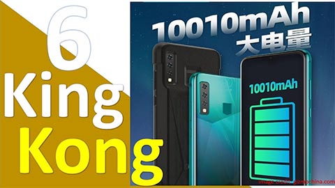 Choáng với smartphone King Kong có pin lên tới 10.010mAh