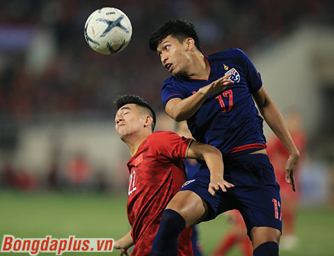 Đội tuyển Thái Lan hòa không bàn thắng trước Việt Nam - Ảnh: Đức Cường 
