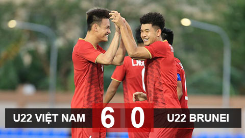 U22 Việt Nam 6-0 U22 Brunei: U22 Việt Nam chào SEA Games 20 bằng chiến thắng siêu cách biệt