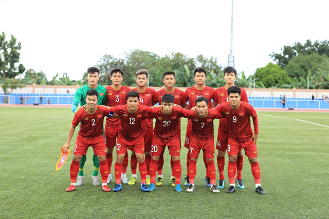 Trong trận đấu này, U22 Việt Nam chỉ chơi với đội hình chủ yếu dự bị