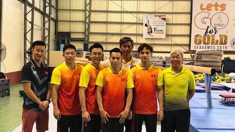 Đội tuyển TDDC Việt Nam có buổi tập đầu tiên tại Manila