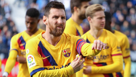 Messi cán mốc 700 trận cho Barca Messi cán mốc 700 trận cho Barca