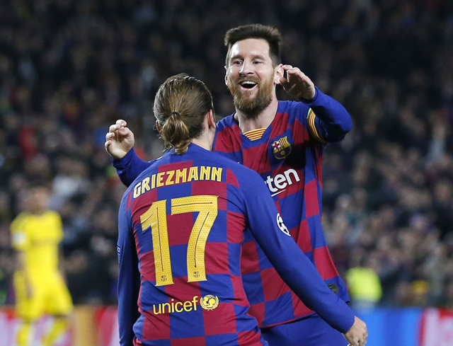 Messi dọn cỗ cho Griezmann ghi bàn thắng thứ 3