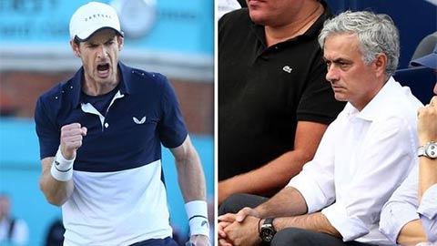 Andy Murray tiếc vì Mourinho không dẫn dắt Arsenal