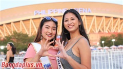 Dàn hotgirl Philippines tạo dáng trước nhà thi đấu gần 5.000 tỷ đồng tại SEA Games 2019